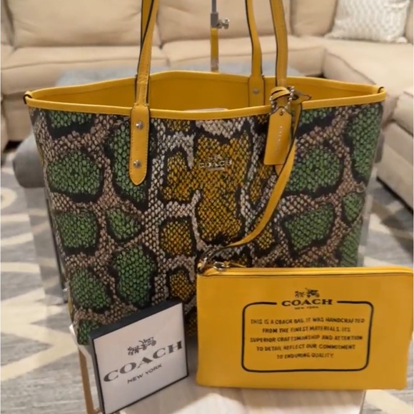 Coach City Tote rare • multicolor • reversible - Picture 2 of 16
